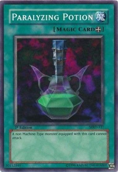 Paralyzing Potion Metal Raiders Yu-Gi-Oh! card