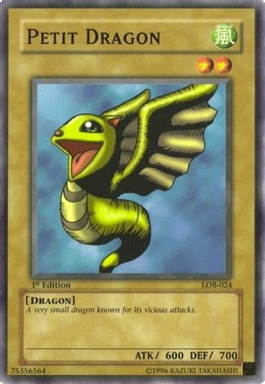 Petit Dragon The Legend of Blue Eyes White Dragon Yu-Gi-Oh! card