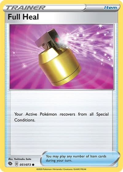Full Heal Champion's Path Pokemon card