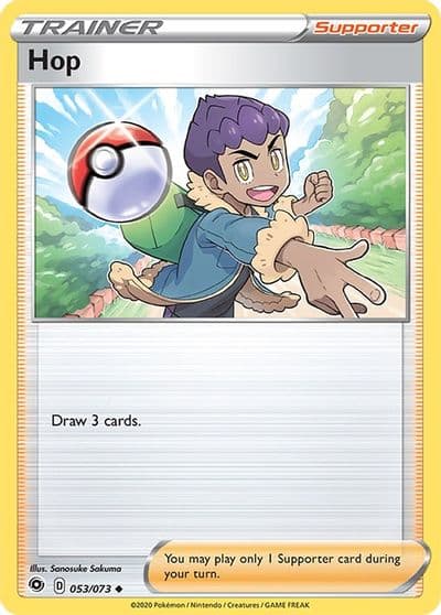 Hop Champion's Path Pokemon card