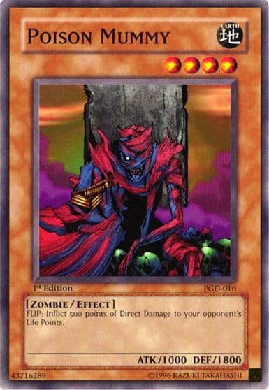 Poison Mummy Pharaonic Guardian Yu-Gi-Oh! card