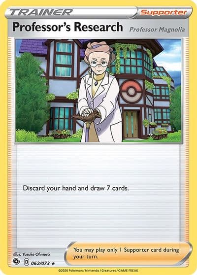 Professor's Research Champion's Path Pokemon card