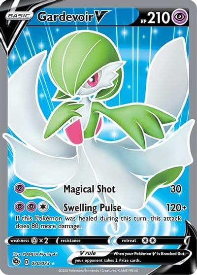 Gardevoir V (Full Art) Champion's Path Pokemon card