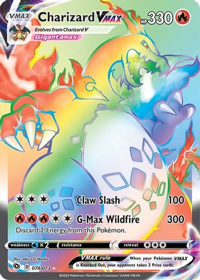 Charizard VMAX (Secret) Champion's Path Pokemon card