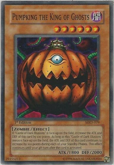 Pumpking the King of Ghosts Metal Raiders Yu-Gi-Oh! card