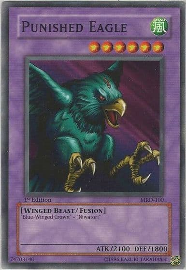 Punished Eagle Metal Raiders Yu-Gi-Oh! card