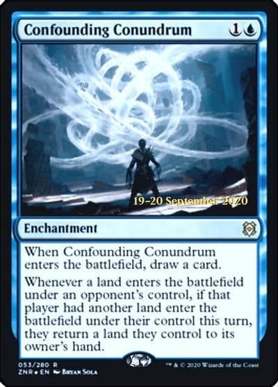 Confounding Conundrum Prerelease Cards Magic card