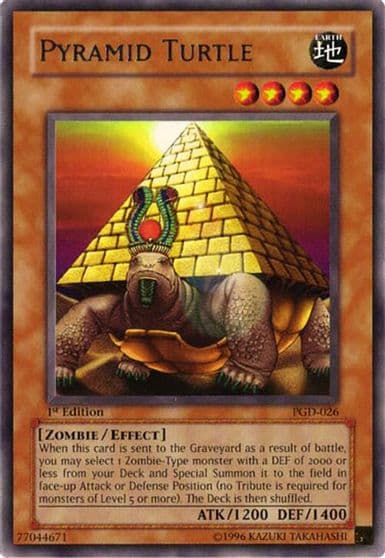 Pyramid Turtle Pharaonic Guardian Yu-Gi-Oh! card