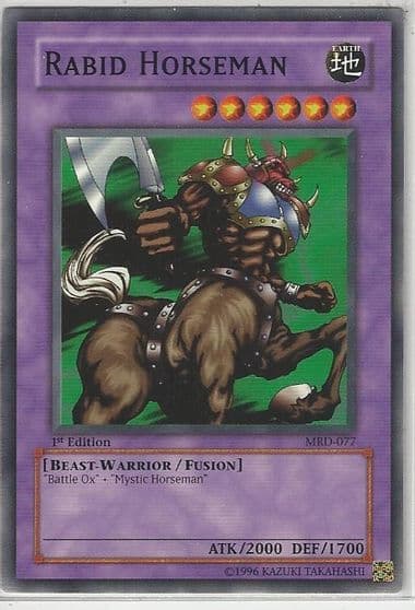 Rabid Horseman Metal Raiders Yu-Gi-Oh! card
