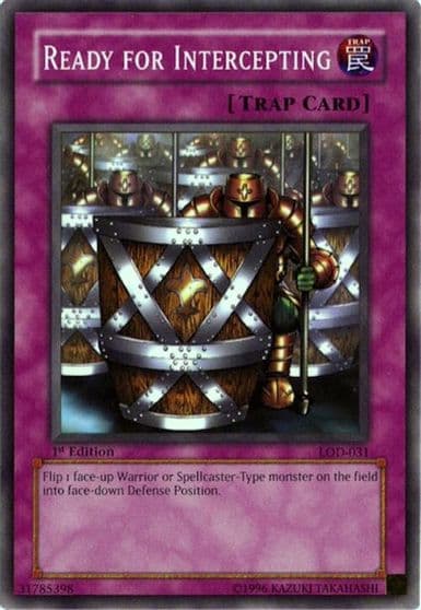 Ready for Intercepting Legacy of Darkness Yu-Gi-Oh! card