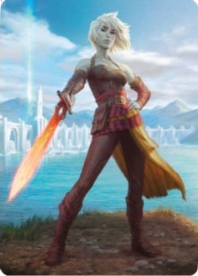 Nahiri Heir of the Ancients Art Card 3 81 Art Series: Zendikar Rising Magic card