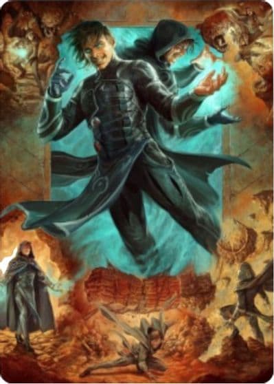 Jace Mirror Mage Art Card 2 81 Art Series: Zendikar Rising Magic card