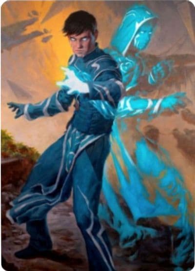 Jace Mirror Mage Art Card 1 81 Art Series: Zendikar Rising Magic card