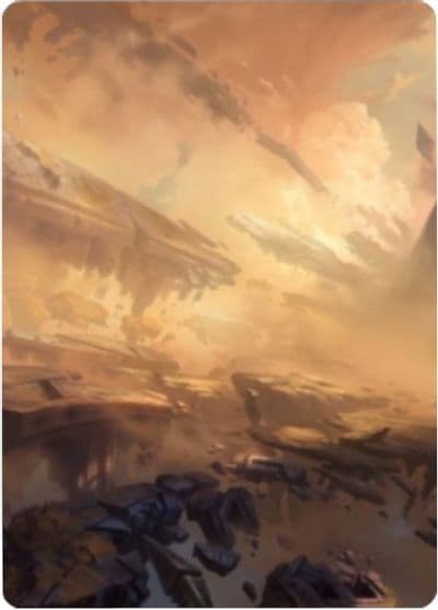 Plains Art Card 7 81 Art Series: Zendikar Rising Magic card