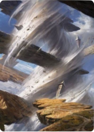 Plains Art Card 8 81 Art Series: Zendikar Rising Magic card