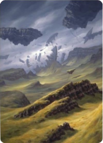 Plains Art Card 9 81 Art Series: Zendikar Rising Magic card