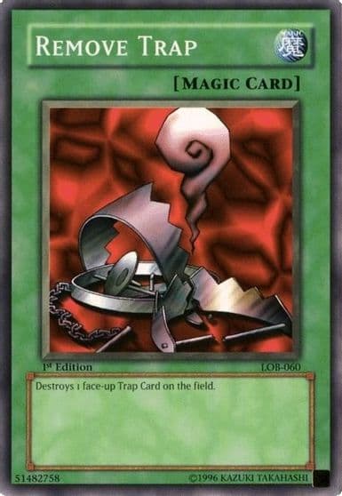 Remove Trap The Legend of Blue Eyes White Dragon Yu-Gi-Oh! card