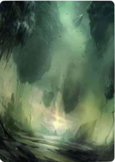 Swamp Art Card 13 81 Art Series: Zendikar Rising Magic card