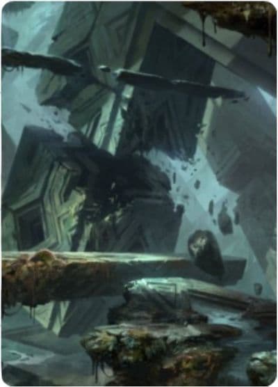 Swamp Art Card 15 81 Art Series: Zendikar Rising Magic card