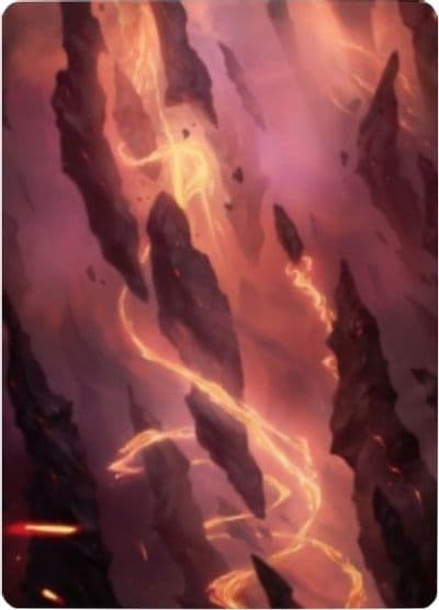 Mountain Art Card 16 81 Art Series: Zendikar Rising Magic card