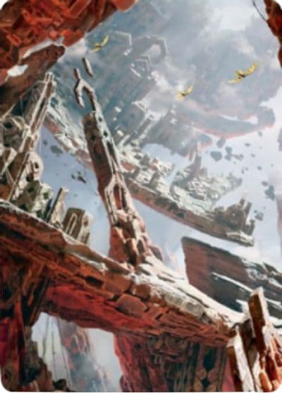 Mountain Art Card 18 81 Art Series: Zendikar Rising Magic card