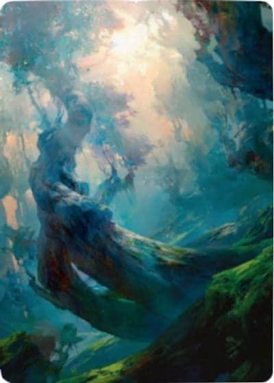 Forest Art Card 21 81 Art Series: Zendikar Rising Magic card