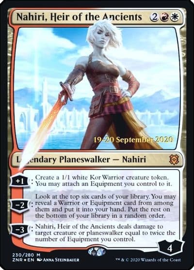 Nahiri Heir of the Ancients Prerelease Cards Magic card