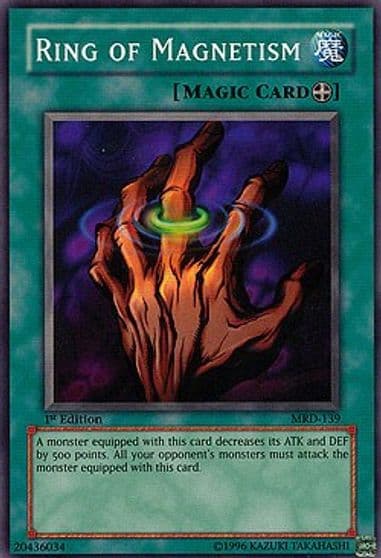 Ring of Magnetism Metal Raiders Yu-Gi-Oh! card