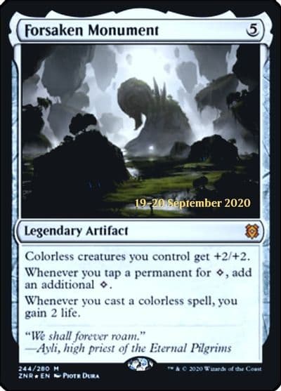 Forsaken Monument Prerelease Cards Magic card