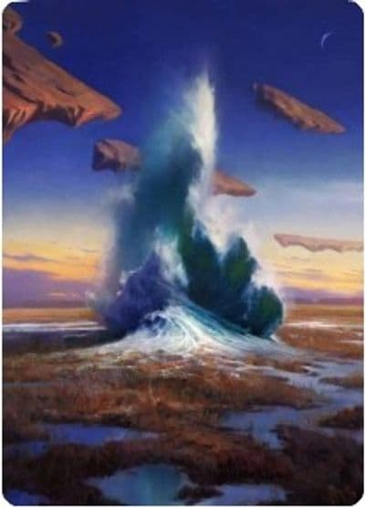 Flooded Strand Art Card Art Series: Zendikar Rising Magic card