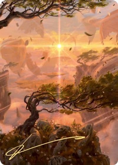 Windswept Heath Art Card Gold Stamped Signature Art Series: Zendikar Rising Magic card