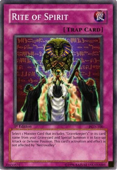 Rite of Spirit Pharaonic Guardian Yu-Gi-Oh! card