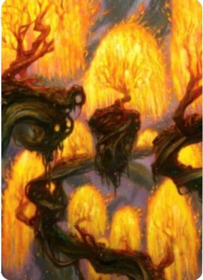 Grove of the Burnwillows Art Card Art Series: Zendikar Rising Magic card