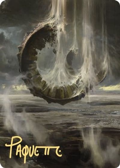 Wasteland Art Card Gold Stamped Signature Art Series: Zendikar Rising Magic card