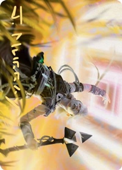 Kor Celebrant Art Card Gold Stamped Signature Art Series: Zendikar Rising Magic card