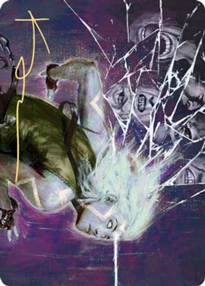 Anticognition Art Card Gold Stamped Signature Art Series: Zendikar Rising Magic card
