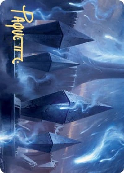 Sea Gate Restoration Art Card Gold Stamped Signature Art Series: Zendikar Rising Magic card