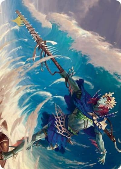 Tazeem Roilmage Art Card Gold Stamped Art Series: Zendikar Rising Magic card