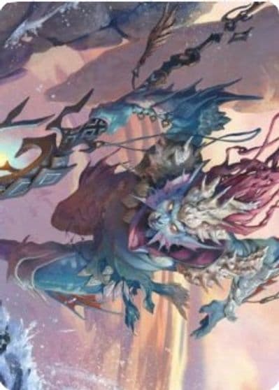 Umara Wizard Art Card Art Series: Zendikar Rising Magic card