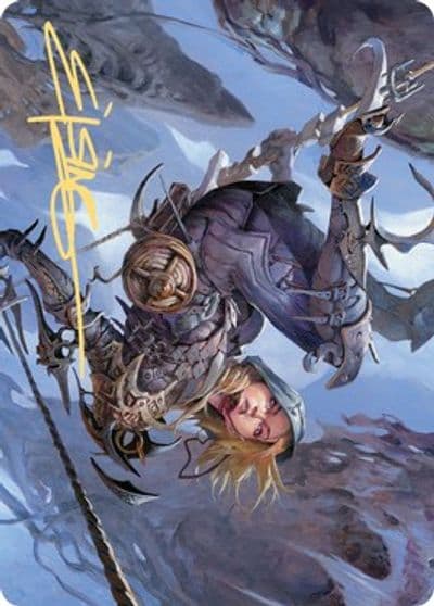Blackbloom Rogue Art Card Gold Stamped Signature Art Series: Zendikar Rising Magic card