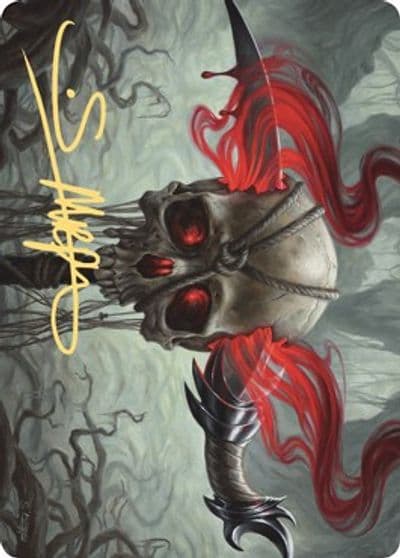 Mind Carver Art Card Gold Stamped Signature Art Series: Zendikar Rising Magic card