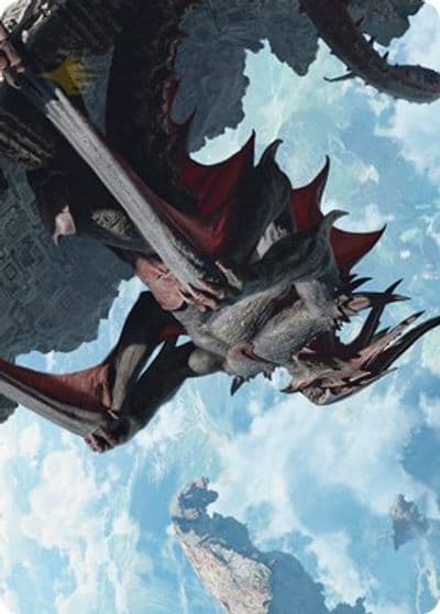 Scourge of the Skyclaves Art Card Gold Stamped Art Series: Zendikar Rising Magic card