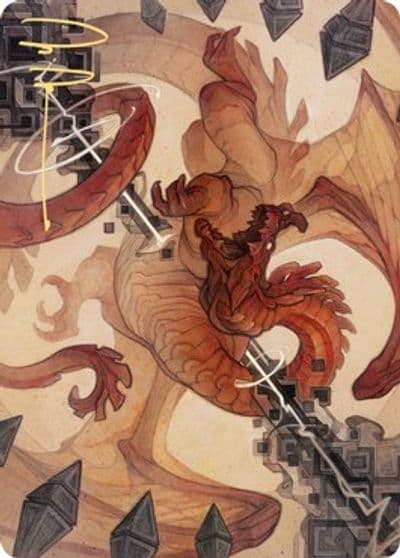 Soul Shatter Art Card Gold Stamped Signature Art Series: Zendikar Rising Magic card