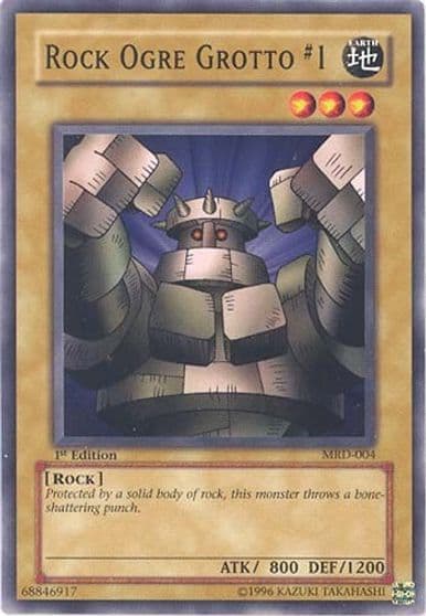 Rock Ogre Grotto 1 Metal Raiders Yu-Gi-Oh! card