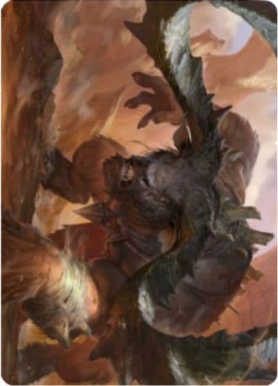 Moraug Fury of Akoum Art Card Art Series: Zendikar Rising Magic card