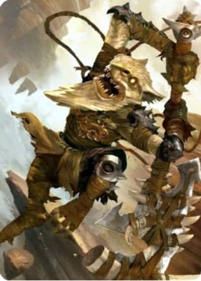 Teeterpeak Ambusher Art Card Art Series: Zendikar Rising Magic card