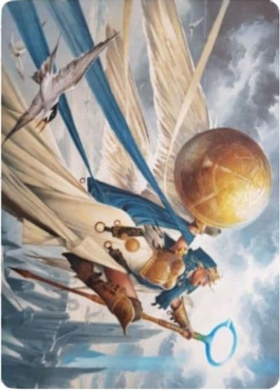 Linvala Shield of Sea Gate Art Card Art Series: Zendikar Rising Magic card