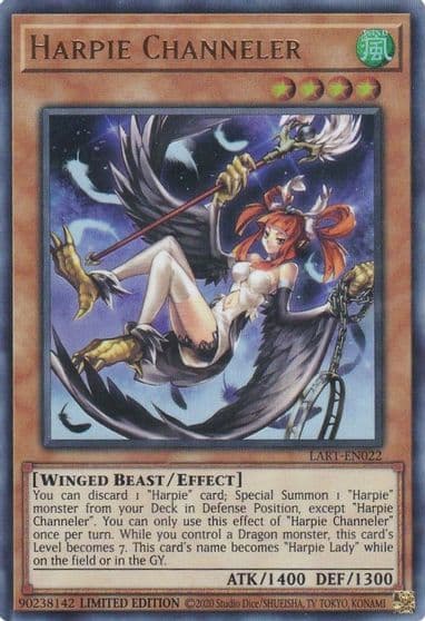 Harpie Channeler The Lost Art Promotion Yu-Gi-Oh! card