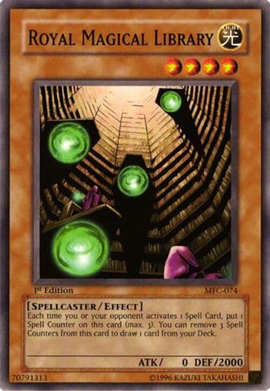 Royal Magical Library Magician's Force Yu-Gi-Oh! card