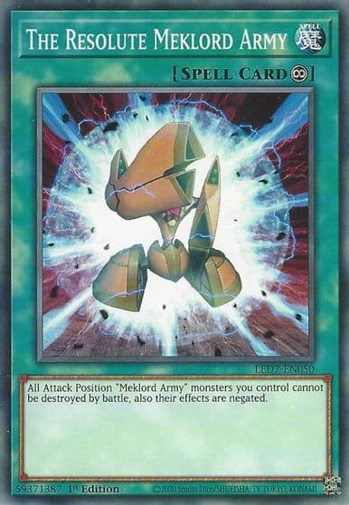 The Resolute Meklord Army Legendary Duelists: Rage of Ra Yu-Gi-Oh! card